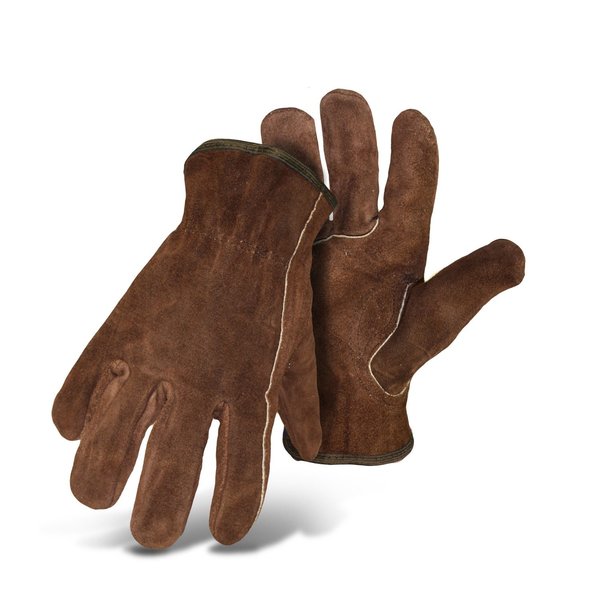 Boss Men's Indoor/Outdoor Driver Work Gloves Brown L 1 pair 4066L